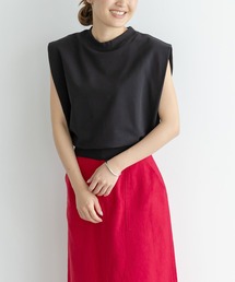 LEPSIM | 【FOR I SERIES】ミニ裏毛ノースリーブ　907914(Tシャツ/カットソー)