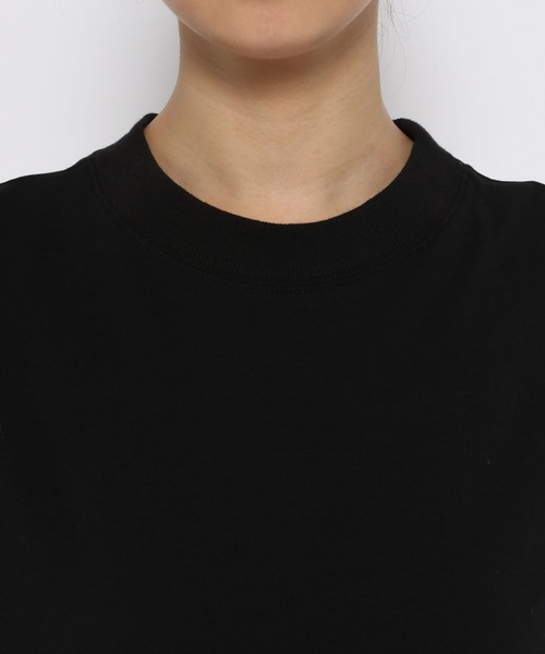 LEPSIM（レプシィム）の「【FOR I SERIES】ミニ裏毛ノースリーブ　907914（Tシャツ/カットソー・レディース・グレー/ブラック/オフホワイト・FREE）」の18枚目の写真