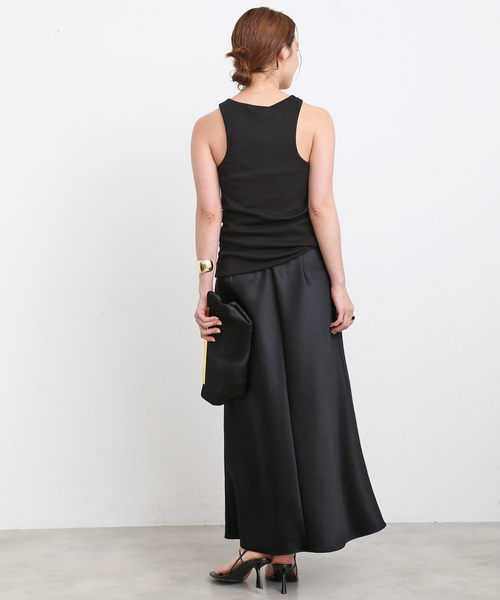 ドゥーズィエムクラスMinimal Satin Midi スカート Deuxieme Classe（ドゥーズィエムクラス）の「*Minimal Satin