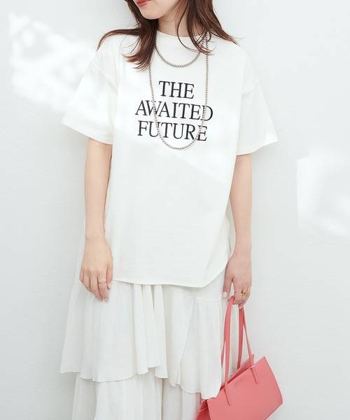 natural couture(ナチュラルクチュール)の「汗染み防止接触冷感T(Tシャツ/カットソー・レディース・ホワイト系その他/グリーン/ブラック/オフホワイト・FREE)」の6枚目の写真