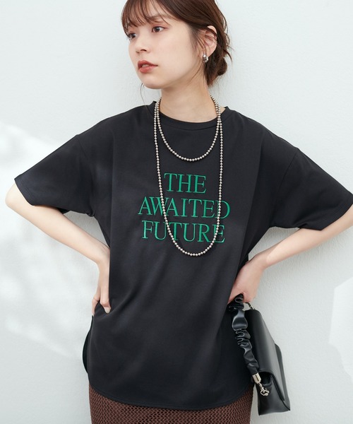 natural couture(ナチュラルクチュール)の「汗染み防止接触冷感T(Tシャツ/カットソー・レディース・ホワイト系その他/グリーン/ブラック/オフホワイト・FREE)」の17枚目の写真