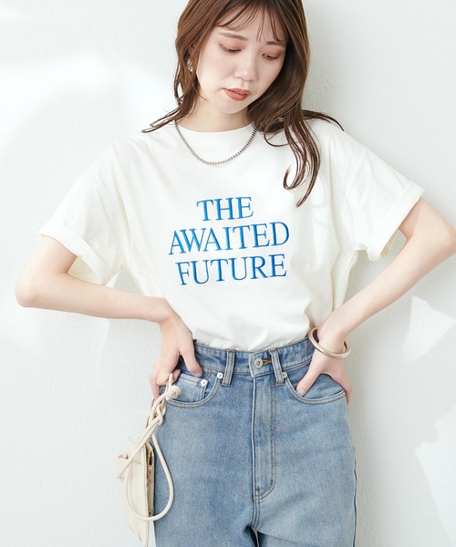 natural couture(ナチュラルクチュール)の「汗染み防止接触冷感T(Tシャツ/カットソー・レディース・ホワイト系その他/グリーン/ブラック/オフホワイト・FREE)」の11枚目の写真