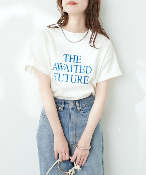 natural couture(ナチュラルクチュール)の「汗染み防止接触冷感T(Tシャツ/カットソー・レディース・ホワイト系その他/グリーン/ブラック/オフホワイト・FREE)」の12枚目の写真
