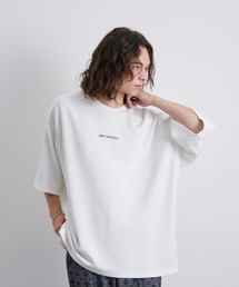 JUNRED | 線画フラワープリントTシャツ(Tシャツ/カットソー)