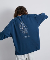 フラワープリントTシャツ