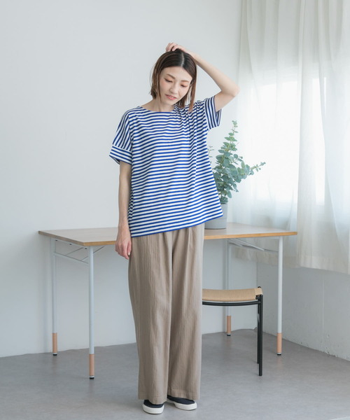FORK&SPOON(フォークアンドスプーン)の「FORK&SPOON ヘリンボーンイージーパンツ(その他パンツ・レディース・ブラック/グリーン系その他・1/2)」の20枚目の写真