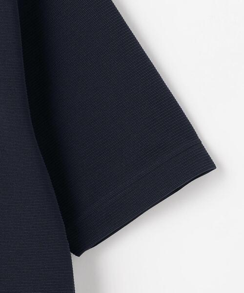 green label relaxing（グリーンレーベルリラクシング）の「リップル フェイクレイヤード クルーネック Tシャツ -吸水速乾-（Tシャツ/カットソー・メンズ・ホワイト/ネイビー/グレー・S/L/M/XL）」の15枚目の写真