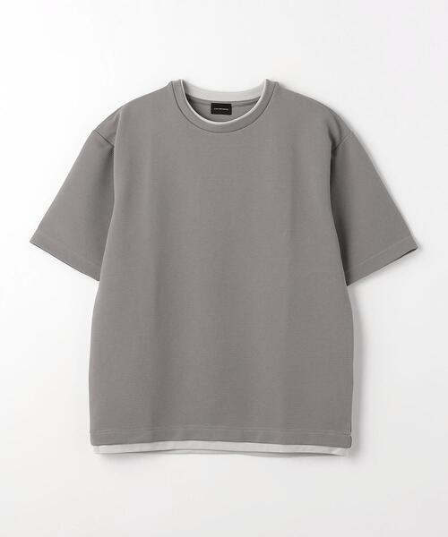エステルスパンリップルフェイクレイヤードTシャツ エステルスパンリップルフェイクレイヤードTシャツ｜MEN'S