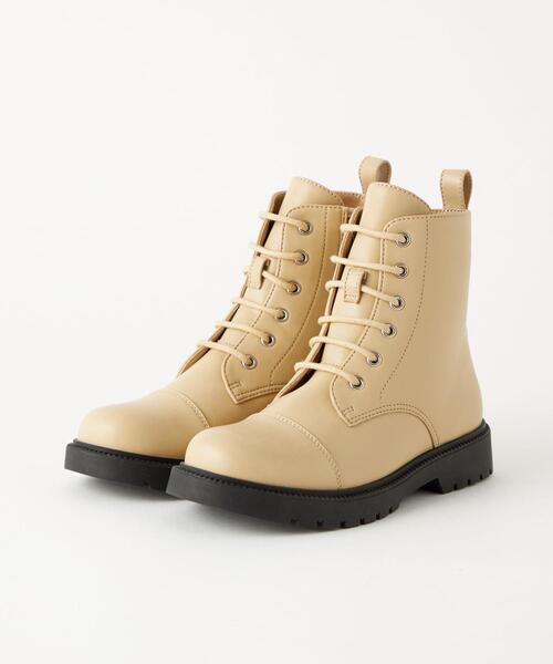 green label relaxing（グリーンレーベルリラクシング）の「レースアップ ブーツ 17cm-21cm（ブーツ・キッズ・ブラック/ベージュ・17cm/18cm/19cm/20cm/21cm）」の9枚目の写真