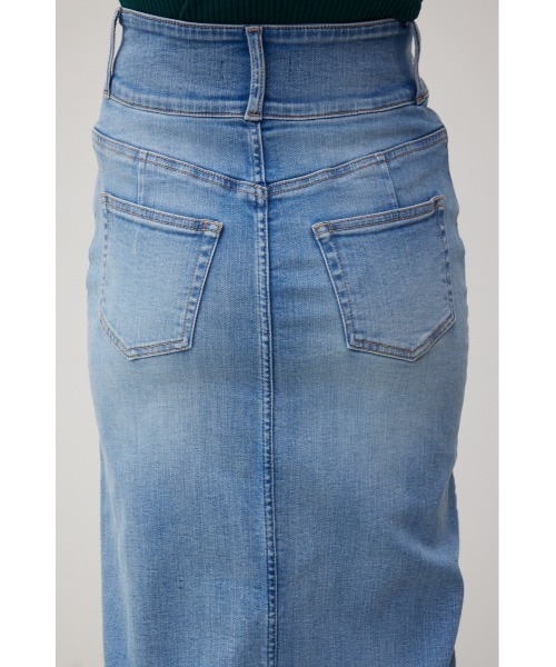 AZUL by moussy(アズールバイマウジー)の「AZUL DENIM/ハイウエストスカート(デニムスカート・レディース・ダークブルー/ライトブルー/ブラック/ホワイト/ベージュ・X-SMALL/SMALL/MEDIUM/LARGE)」の12枚目の写真