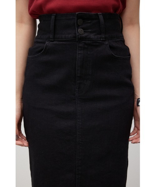 AZUL by moussy(アズールバイマウジー)の「AZUL DENIM/ハイウエストスカート(デニムスカート・レディース・ダークブルー/ライトブルー/ブラック/ホワイト/ベージュ・X-SMALL/SMALL/MEDIUM/LARGE)」の20枚目の写真