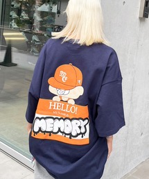 【MEMORY】バブちゃん バックプリント Tシャツ / Bab-chan Back Print T-shirt