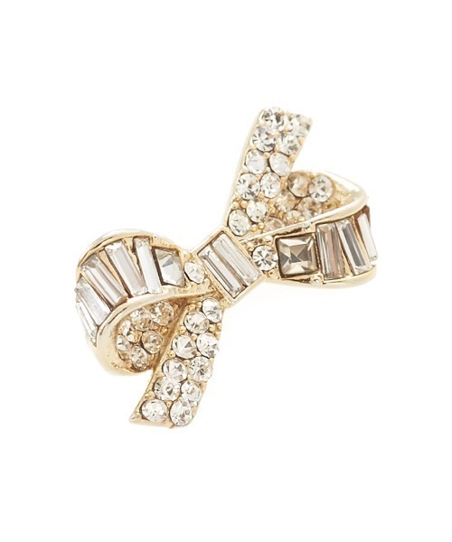 CELFORD シェイクビジューリボンピアス ゴールド CELFORD｜シェイクビジューリボンピアス | Rakuten Fashion(楽天