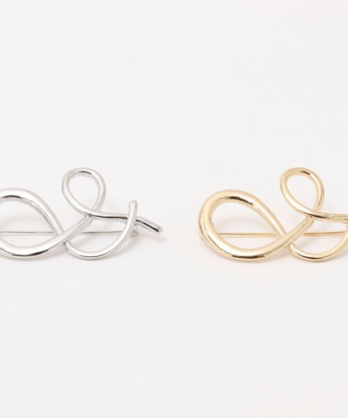 NOLLEY’S Sophi（ノーリーズソフィ）の「ニュアンスBブローチ（ブローチ/コサージュ・レディース・ゴールド/シルバー・FREE）」の4枚目の写真