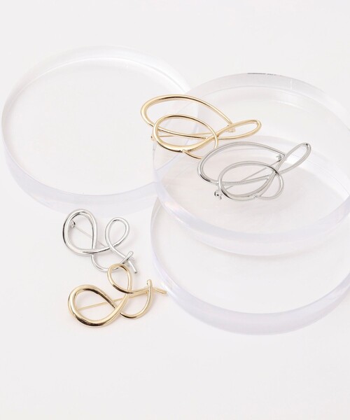 NOLLEY’S Sophi（ノーリーズソフィ）の「ニュアンスBブローチ（ブローチ/コサージュ・レディース・ゴールド/シルバー・FREE）」の7枚目の写真