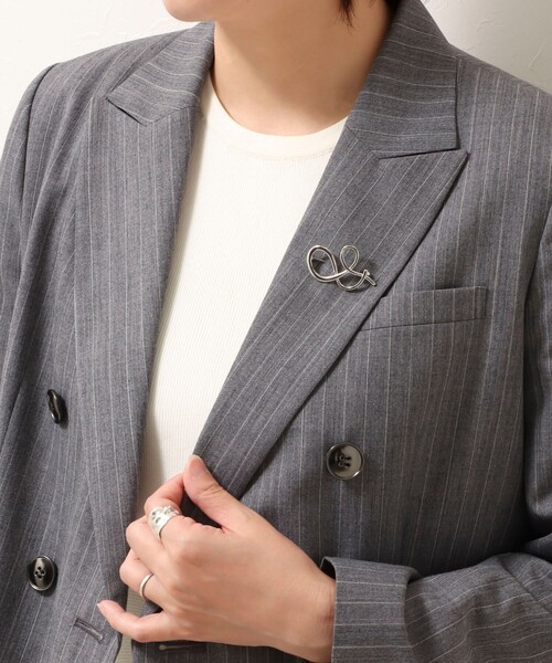 NOLLEY’S Sophi（ノーリーズソフィ）の「ニュアンスBブローチ（ブローチ/コサージュ・レディース・ゴールド/シルバー・FREE）」の8枚目の写真