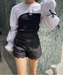 epine | jaguard scallop short pants(スラックス)