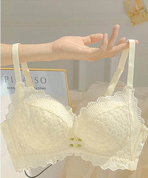 セール】4color ノンワイヤー 単品ブラ レース（ブラジャー