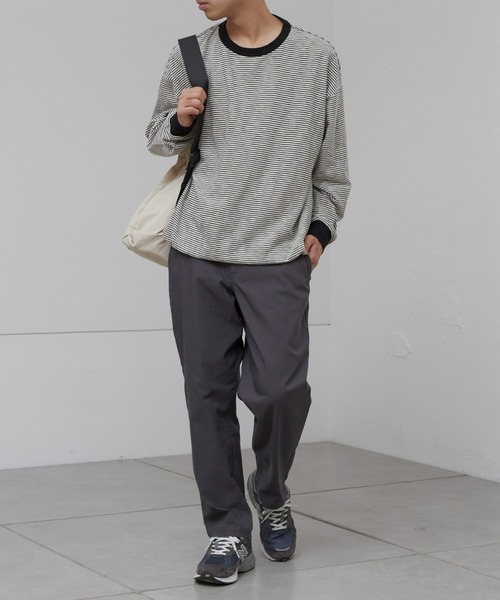 CIAOPANIC TYPY（チャオパニックティピー）の「ストレッチテーパードパンツ（スラックス・メンズ・ブラウン/チャコールグレー/ブラック/ベージュ・MEDIUM/LARGE）」の20枚目の写真