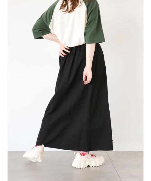 ehka sopo（エヘカソポ）の「ベイカースカート（スカート・レディース・ベージュ/ブラック/カーキ・F）」の14枚目の写真