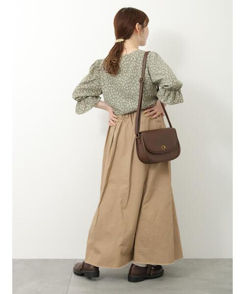 ehka sopo（エヘカソポ）の「ベイカースカート（スカート・レディース・ベージュ/ブラック/カーキ・F）」の20枚目の写真