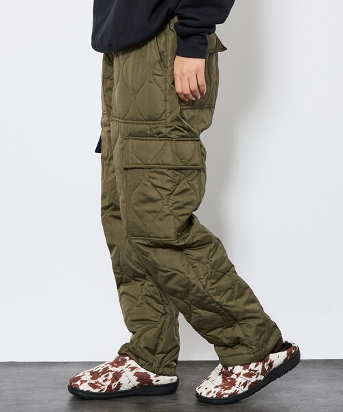 TAION / タイオン】MILITARY CARGO DOWN PANTS/ダウンパンツ