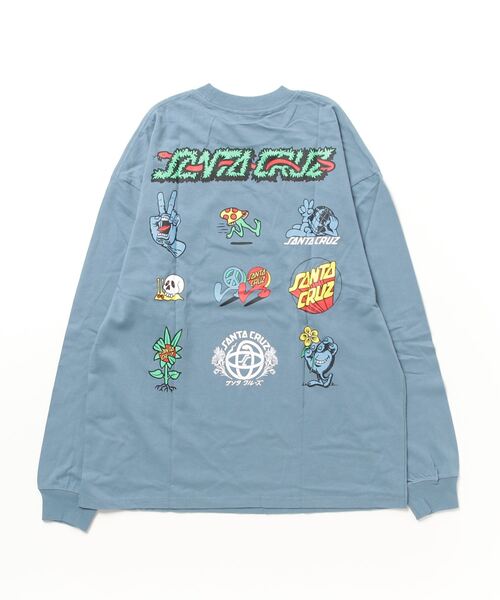 SANTA CRUZ(サンタクルーズ)の「【ムラサキスポーツ限定】SANTACRUZ/サンタクルーズ ロンT/長袖 バックプリント 502233402(Tシャツ/カットソー・メンズ・グレイッシュブルー/ブラック/ホワイト・M/XL/L)」の20枚目の写真
