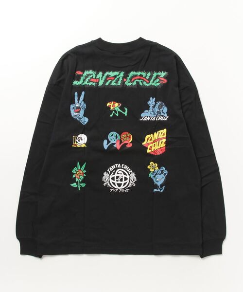 SANTA CRUZ(サンタクルーズ)の「【ムラサキスポーツ限定】SANTACRUZ/サンタクルーズ ロンT/長袖 バックプリント 502233402(Tシャツ/カットソー・メンズ・グレイッシュブルー/ブラック/ホワイト・M/XL/L)」の21枚目の写真