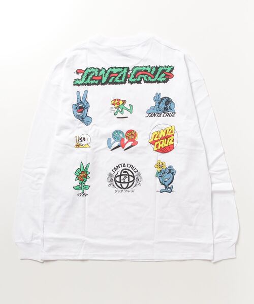 SANTA CRUZ(サンタクルーズ)の「【ムラサキスポーツ限定】SANTACRUZ/サンタクルーズ ロンT/長袖 バックプリント 502233402(Tシャツ/カットソー・メンズ・グレイッシュブルー/ブラック/ホワイト・M/XL/L)」の22枚目の写真