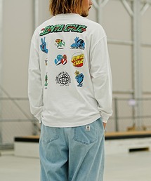 【ムラサキスポーツ限定】SANTACRUZ/サンタクルーズ ロンT/長袖 バックプリント 502233402