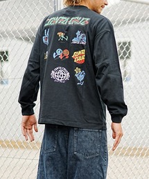 【ムラサキスポーツ限定】SANTACRUZ/サンタクルーズ ロンT/長袖 バックプリント 502233402