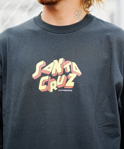 SANTA CRUZ(サンタクルーズ)の「【ムラサキスポーツ限定】SANTACRUZ/サンタクルーズ ロンT/長袖 バックプリント 502233402(Tシャツ/カットソー・メンズ・グレイッシュブルー/ブラック/ホワイト・M/XL/L)」の12枚目の写真
