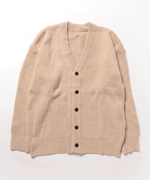 Burner（バーナー）の「【OKUOKU　0909】ボリュームカーディガン ボレロ oku-tops-693152881047-31 U（カーディガン/ボレロ・メンズ・ブラウン/ブラック/ベージュ・L/XL/M）」の6枚目の写真