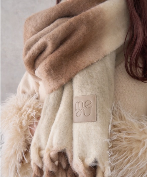 mellowneon（メロウネオン）の「ニュアンスカラーツイストマフラー（マフラー・レディース・ブラウン/ピンク・FREE）」の20枚目の写真