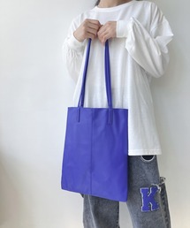 AS KNOW AS plus | エコレザーフラットトートバッグ(トートバッグ)