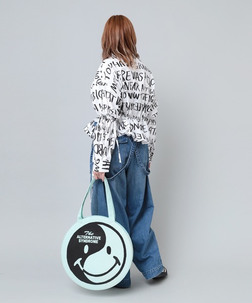 RNA（アールエヌエー）の「E4953 BIGニコトートBAG（トートバッグ・レディース・ミント/ナチュラル/ブラック・FREE）」の9枚目の写真