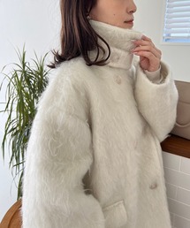 one after another NICE CLAUP | シャギーコクーンコート(ピーコート)