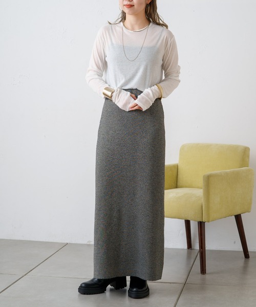 Omekashi（オメカシ）の「シアーフライスプルオーバー（Tシャツ/カットソー・レディース・オレンジ/ライトグレー/チャコールグレー/ピンク/オフホワイト・FREE）」の13枚目の写真