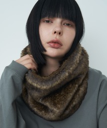 AFF AIVER（エイエフエフアイバー）の「AFF AIVER　ボリュームファーネックウォーマー（ネックウォーマー/スヌード）」