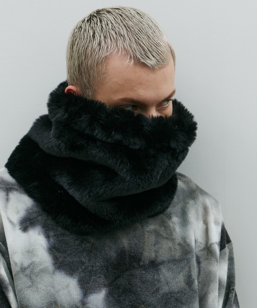 AFF AIVER ボリュームファーネックウォーマー（ネックウォーマー