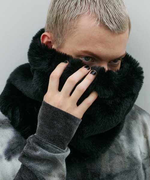 AFF AIVER ボリュームファーネックウォーマー（ネックウォーマー