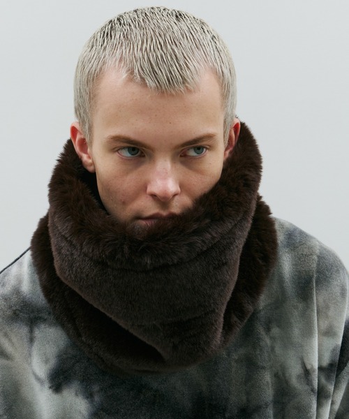 AFF AIVER ボリュームファーネックウォーマー（ネックウォーマー