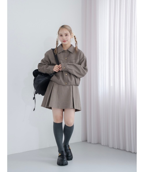 JUMELLE（ジュメロ）の「preppie setup（セットアップ・レディース・ブラウン・FREE）」の2枚目の写真