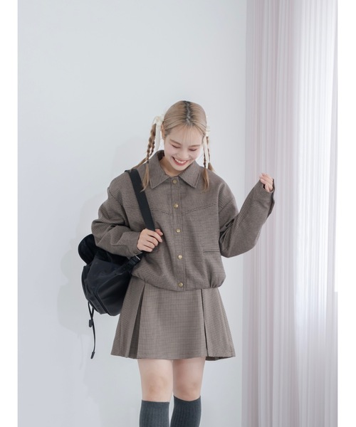 JUMELLE（ジュメロ）の「preppie setup（セットアップ・レディース・ブラウン・FREE）」の3枚目の写真