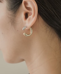 コンビメッキフープピアス