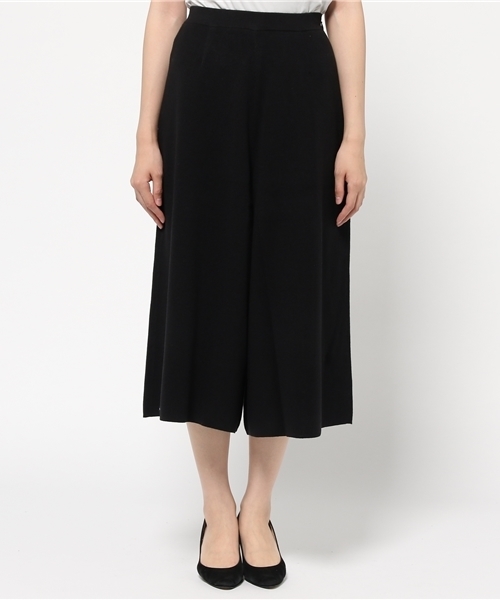 TATRAS CONCEPT STORE（タトラスコンセプトストア）の「TARRAZZO DONNA（トラッゾドンナ）ニットガウチョパンツ（スカート・レディース・キャメル/ボルドー/ブラック・FREE）」の10枚目の写真