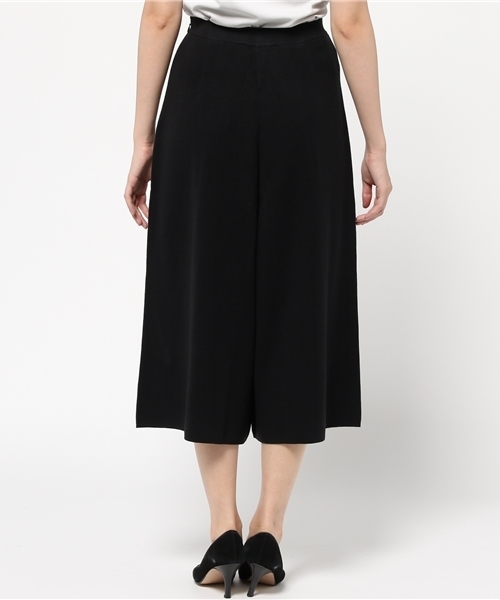 TATRAS CONCEPT STORE（タトラスコンセプトストア）の「TARRAZZO DONNA（トラッゾドンナ）ニットガウチョパンツ（スカート・レディース・キャメル/ボルドー/ブラック・FREE）」の12枚目の写真