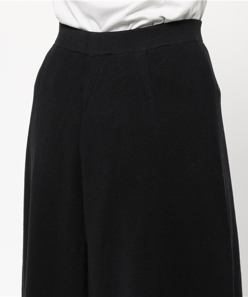 TATRAS CONCEPT STORE（タトラスコンセプトストア）の「TARRAZZO DONNA（トラッゾドンナ）ニットガウチョパンツ（スカート・レディース・キャメル/ボルドー/ブラック・FREE）」の5枚目の写真