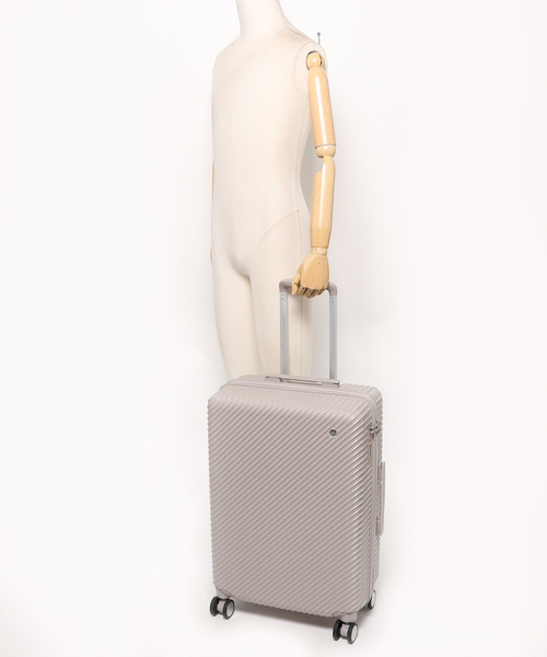 HaNT(ハント)の「W&.Day/Night×HaNT コラボ スーツケース 47L 05102(スーツケース/キャリーバッグ・レディース・グレー/スモークピンク/モスグリーン/グレイッシュベージュ・FREE)」の19枚目の写真