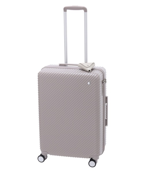 HaNT(ハント)の「W&.Day/Night×HaNT コラボ スーツケース 47L 05102(スーツケース/キャリーバッグ・レディース・グレー/スモークピンク/モスグリーン/グレイッシュベージュ・FREE)」の3枚目の写真